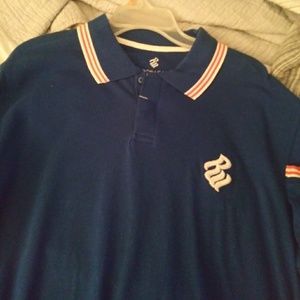 Rocawear classic mens blue polo L